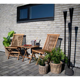 Davis - Bilbao Couchtisch - Teakholz - 50x50x50 cm