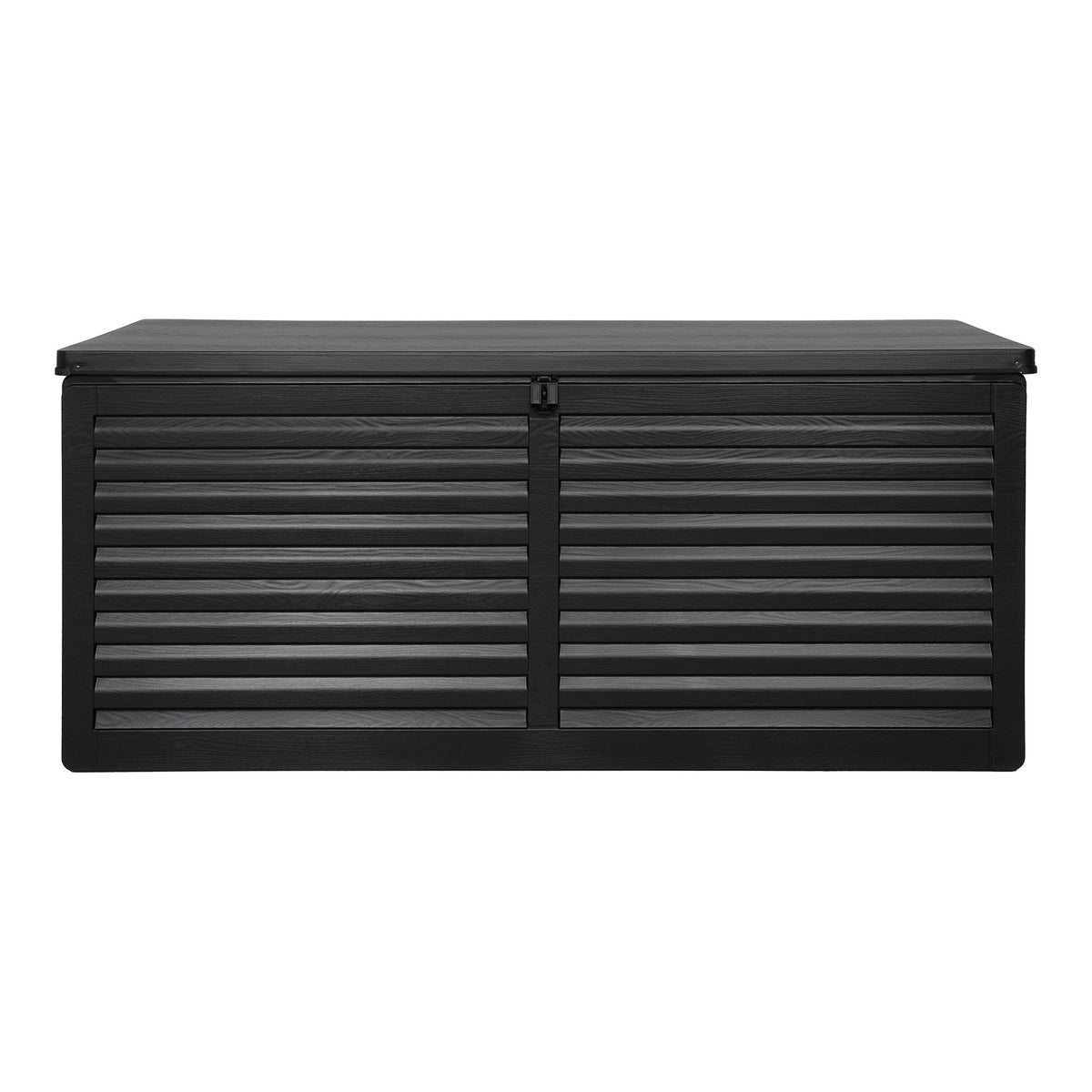 David - boîte à coussin - noir - plastique - 146,5x61x64,5 cm