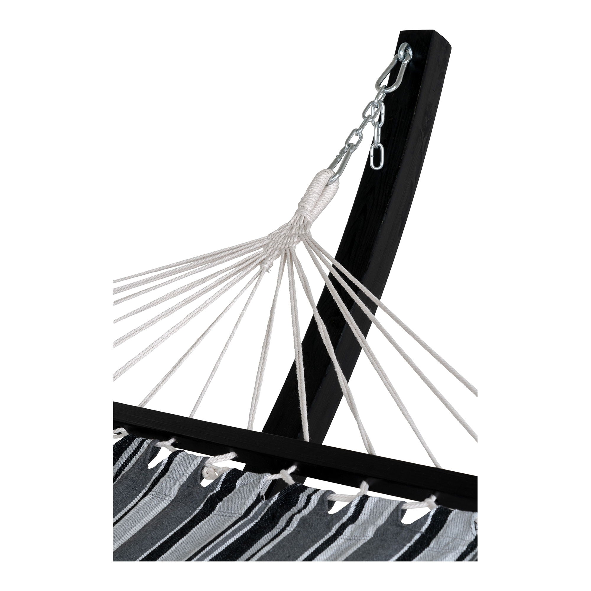 hängematte schwarz weiß Tripoli Hammock – Nachhaltige und komfortable Entspannung!“ – Wood Selections