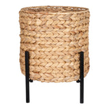 Meijer - Antas Pflanzgefäß - Wasserhyazinthe - rund - 26,5 x 26,5 x 28 cm