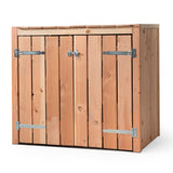 Containerombouw Demi | Kliko ombouw dubbel | Containerberging | Hout