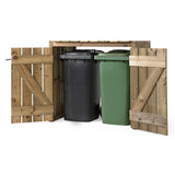 Containerombouw Walter | Kliko ombouw dubbel | Containerberging | Hout