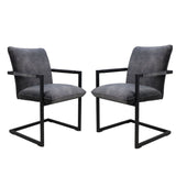 Ervaar luxe zitcomfort met de Eetkamerstoel Boston in donkergrijs velours, een perfecte balans tussen elegantie en duurzaamheid.