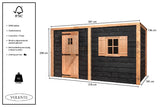Abri de jardin Willem
