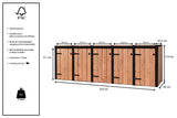 Container ombouw Rosie | 5 kliko's
