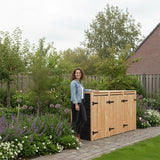 Conversion de conteneur Fleur | 3 bacs