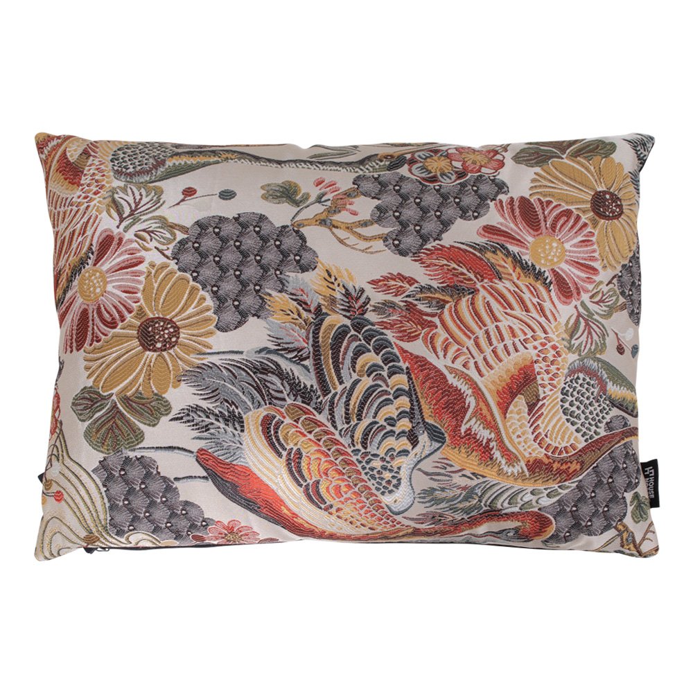 Robinson - kussen - multicolor - polyester en katoen - 60x45cm