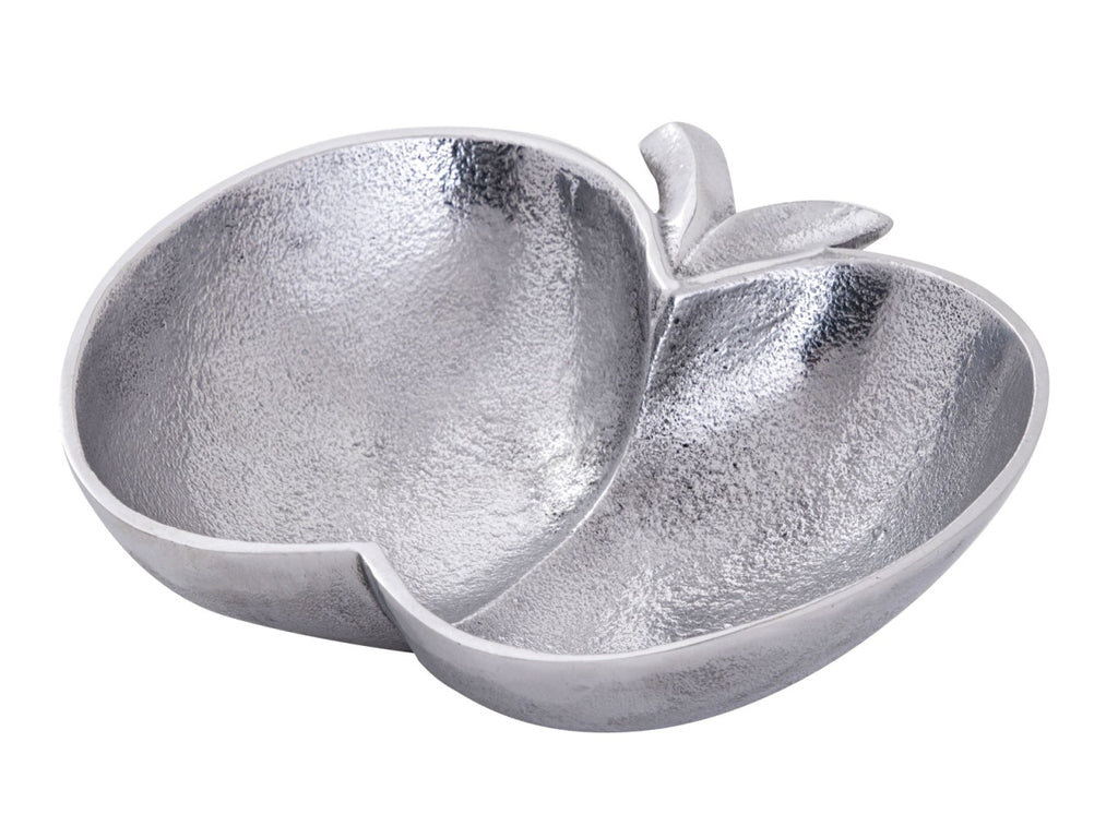 Charlotte - Apfelschale - Gold oder Silber - Aluminium - 30x30x10 cm