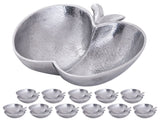 David - bol décoratif - or ou argent - aluminium - L21xH5xP21cm