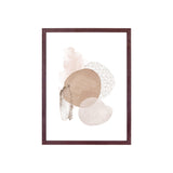 Visser - fotolijsten set - donkerbruin - MDF en glas - set van 3