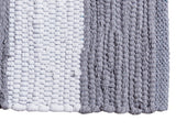 Joseph - Bademat Set 2er - Grijs/Wit - 100% Katoen - 80x50 cm