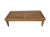 Bahama salontafel tuin - 125x70x30 - naturel -  teak