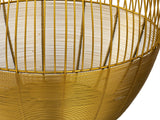 Isabella - tables d'appoint - or et gris - métal et émail - ø 49/41 H 37/29 cm