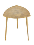 James - table d'appoint - argent ou or - métal - 40x45x40 cm