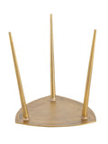 James - table d'appoint - argent ou or - métal - 40x45x40 cm