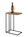 Robert - table d'appoint - bois et métal - 25x60x40cm