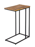 Robert - table d'appoint - bois et métal - 25x60x40cm
