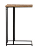 Robert - table d'appoint - bois et métal - 25x60x40cm