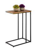 Robert - table d'appoint - bois et métal - 25x60x40cm