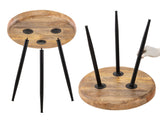 James - Table d'appoint - Bois - Manguier Altholz - ø 40 o. 50 cm