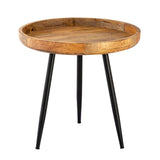 James - Table d'appoint - Bois - Manguier Altholz - ø 40 o. 50 cm