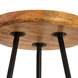 James - Table d'appoint - Bois - Manguier Altholz - ø 40 o. 50 cm