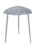 Eva - table d'appoint - argent ou or - aluminium - 40x45x40 cm