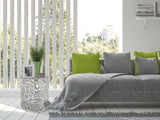 Anna - table d'appoint - argent ou or - aluminium - ø 40 x 46 cm