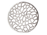 Anna - table d'appoint - argent ou or - aluminium - ø 40 x 46 cm