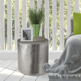 William - table d'appoint - argent ou or - aluminium - ø 40 x 45 cm