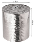 William - table d'appoint - argent ou or - aluminium - ø 40 x 45 cm