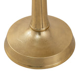 Mila - bijzettafel - zilver of goud - aluminium - ø 44x53 cm