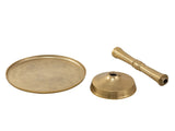 Mila - bijzettafel - zilver of goud - aluminium - ø 44x53 cm