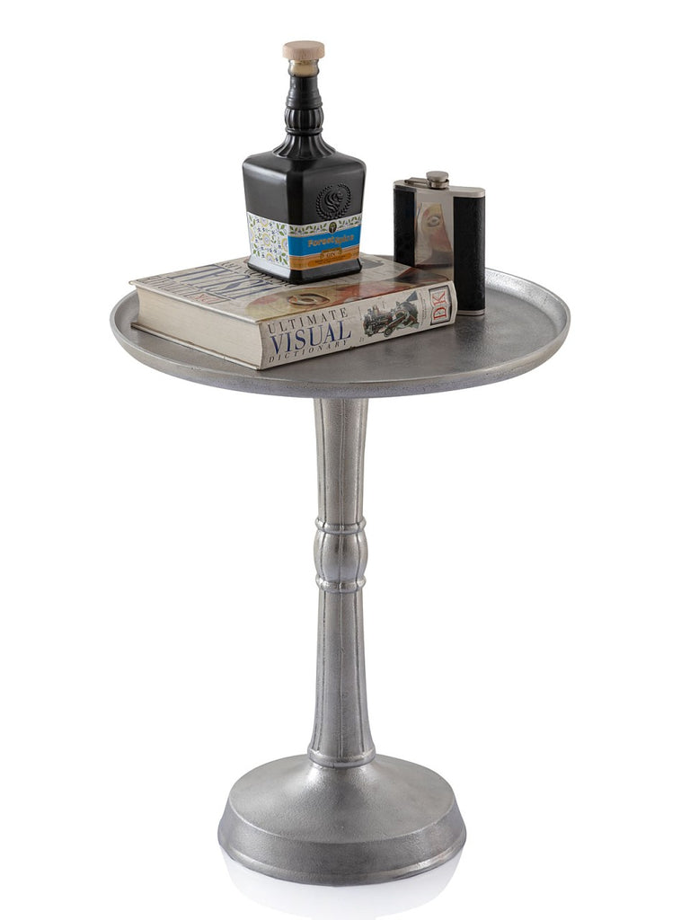 Sophia - table d'appoint - argent ou or - aluminium - ø 44x53 cm