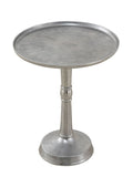 Sophia - table d'appoint - argent ou or - aluminium - ø 44x53 cm