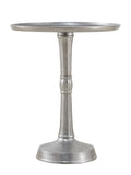 Sophia - table d'appoint - argent ou or - aluminium - ø 44x53 cm