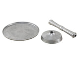 Sophia - table d'appoint - argent ou or - aluminium - ø 44x53 cm