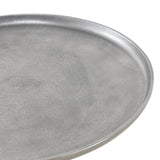 Eva - table d'appoint - argent - aluminium - ø 44x53 cm