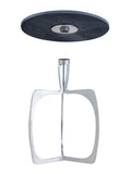 Tess - table d'appoint - marbre - aluminium - ø 45 x 56 cm