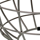 Evelyn - Table d'appoint - blanche - bois massif et métal - ø 55 cm