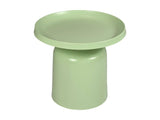 Table d'appoint Mara - 50x50x42 - Vert clair - Métal thermolaqué
