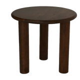 Ronde Bijzettafel van Wood Selections: Warmte en speelse charme voor elk interieur.