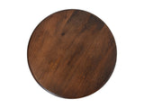 Table d'appoint ronde - 50x50x45 - marron - Bois de manguier