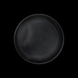 Table d'appoint Ventura - ø40 cm - noir - bois de manguier/fer