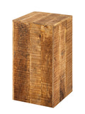David - bloemenkruk - houtkleur - mangohout - 27x27x50 cm