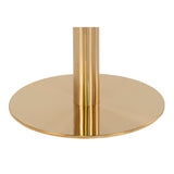 Van den Berg - Eettafel - marmerlook - staal en MDF - ø70x75cm