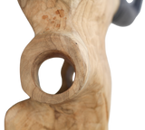 Büffelkopf - natur/schwarz - Teak - 80x10x50 