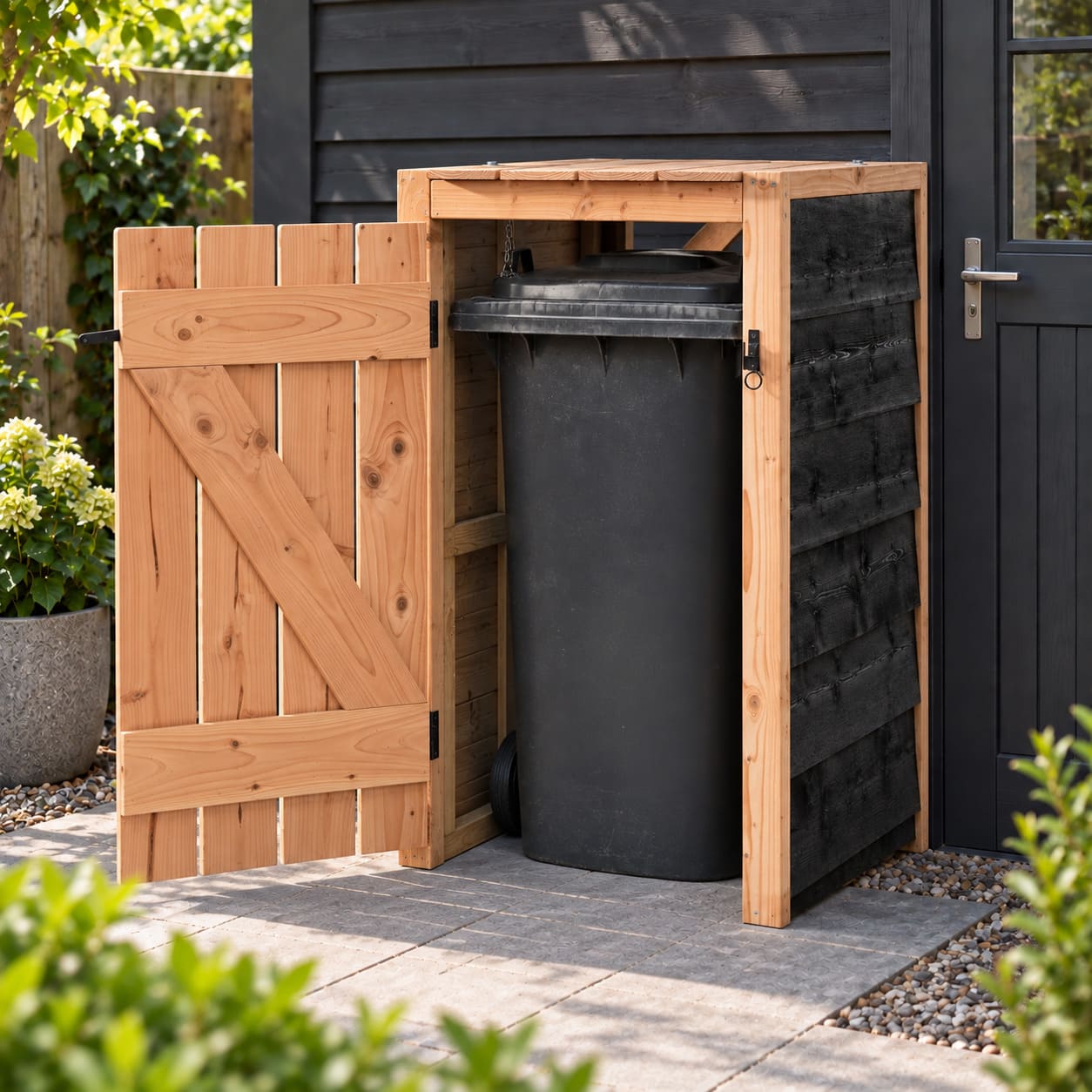 container ombouw 1 kliko myrne met deur open