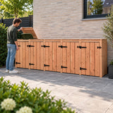 container ombouw 5 kliko's amy met klep open