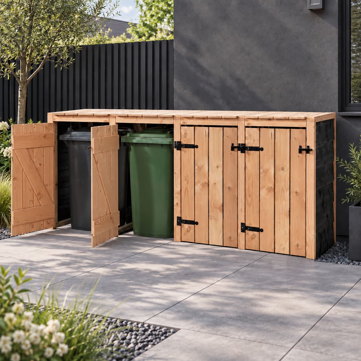 container ombouw cato 4 kliko'smet deuren open